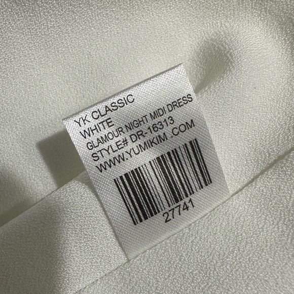 NWT Yumi Kim Night Glamour Strapless Midi Dress in White - Picture 11 of 11